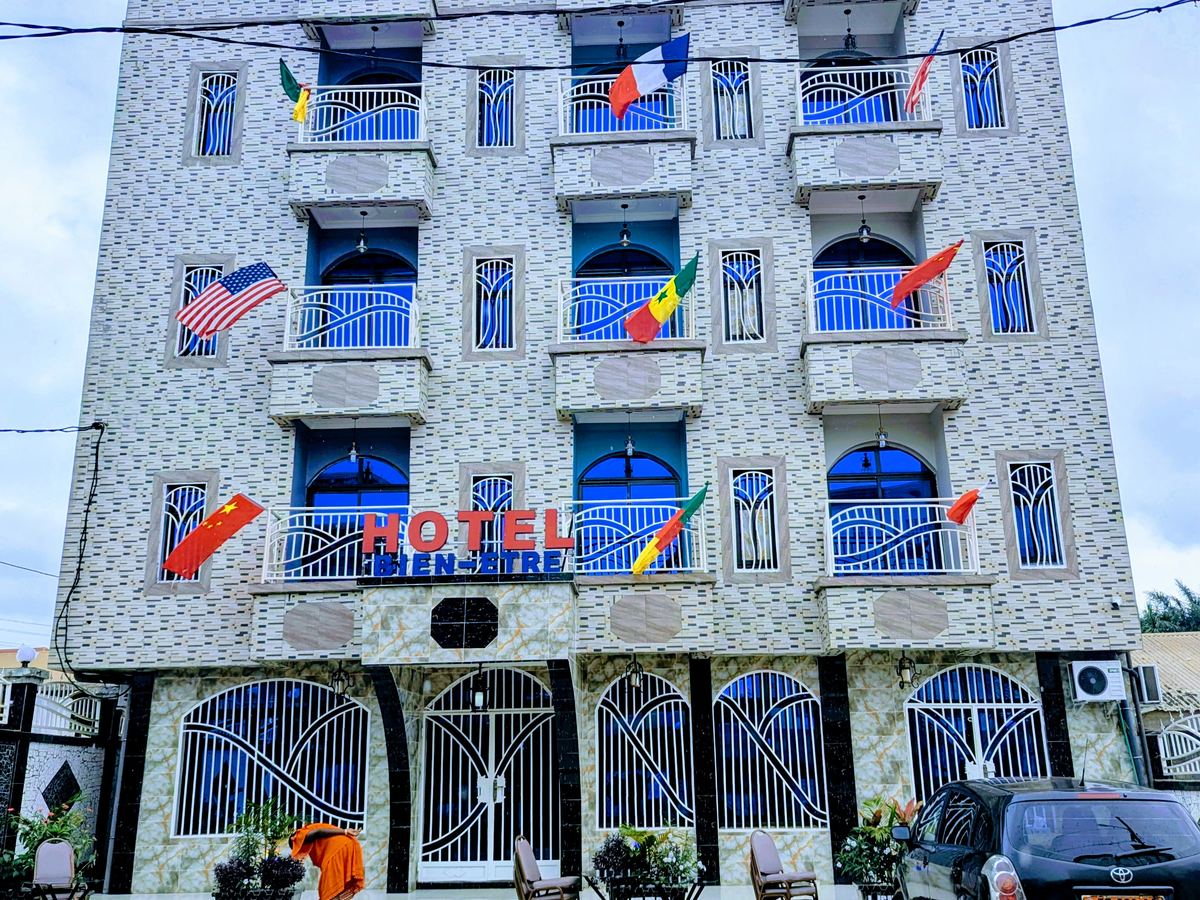 Façade de l'hôtel